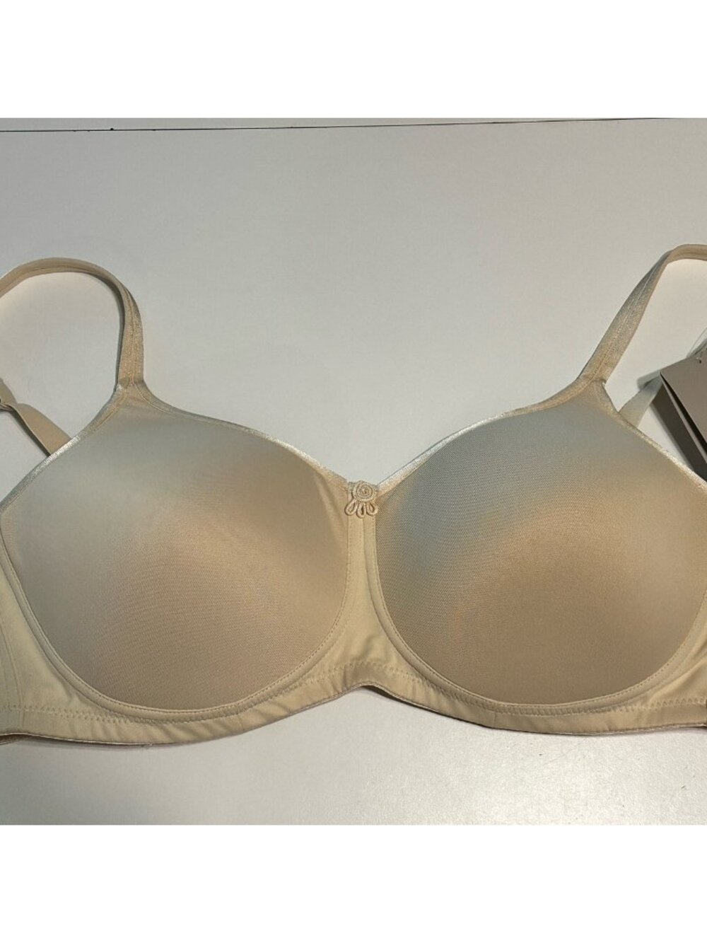 NWT Amoena Mara SB Padded Wireless  Light NUDE  Bra 42B Mastectomy